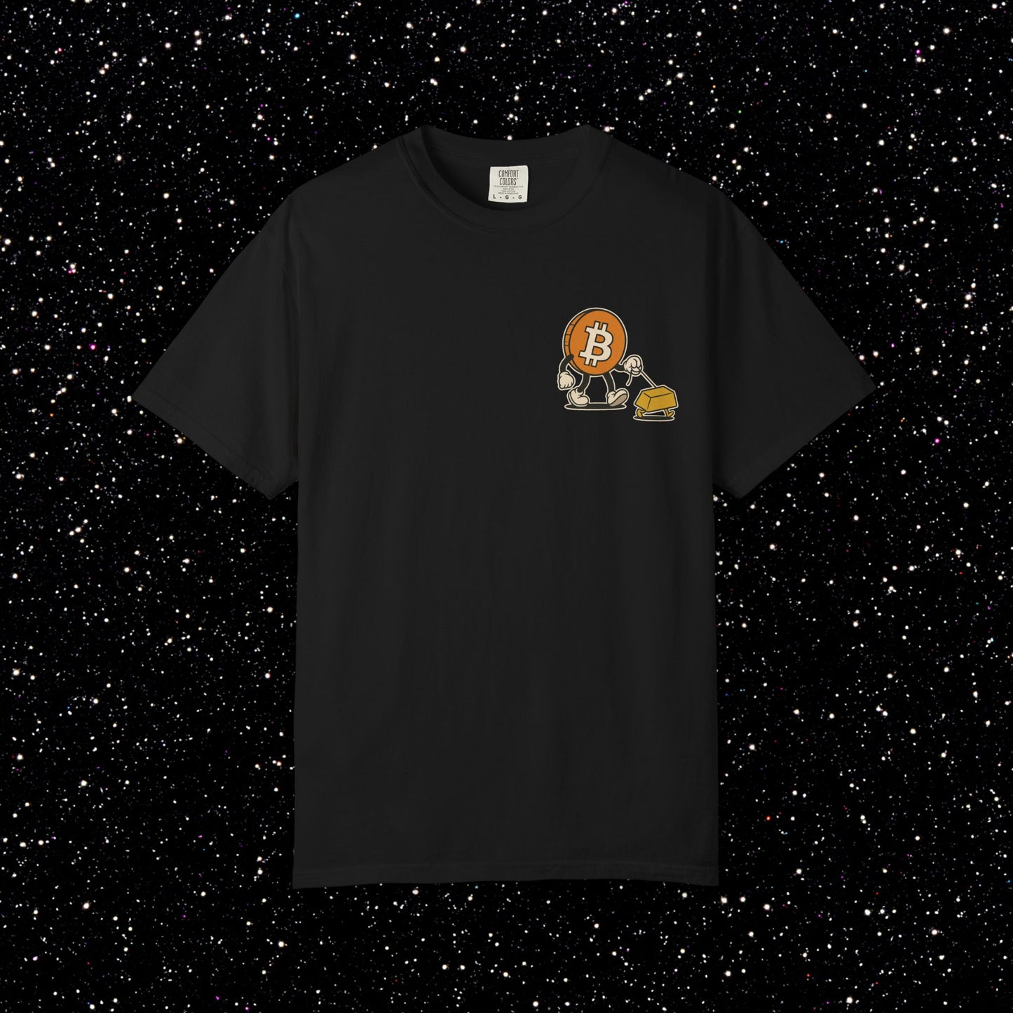 Pet Rock Bitcoin Backprint Tee