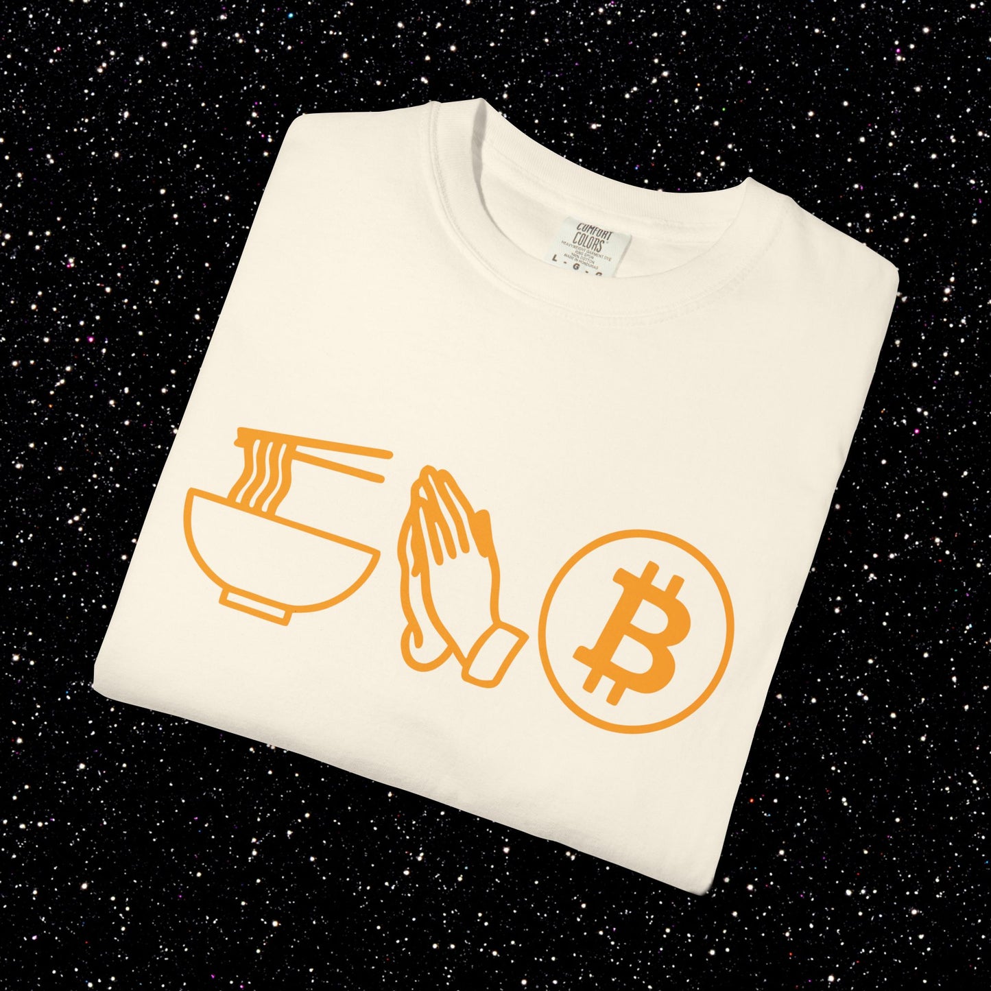 Eat Pray Bitcoin Tee