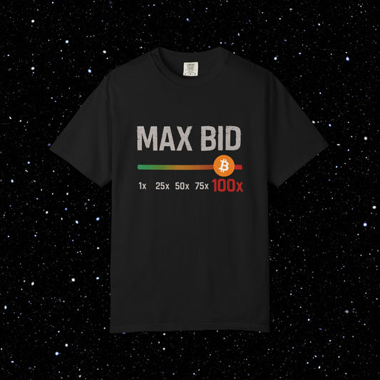 Max Bid Bitcoin Tee
