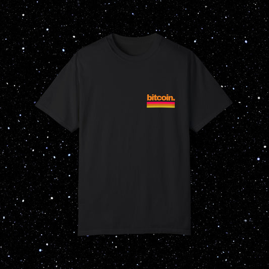 Minimal Bitcoin Comfort Colors Tee Shirt