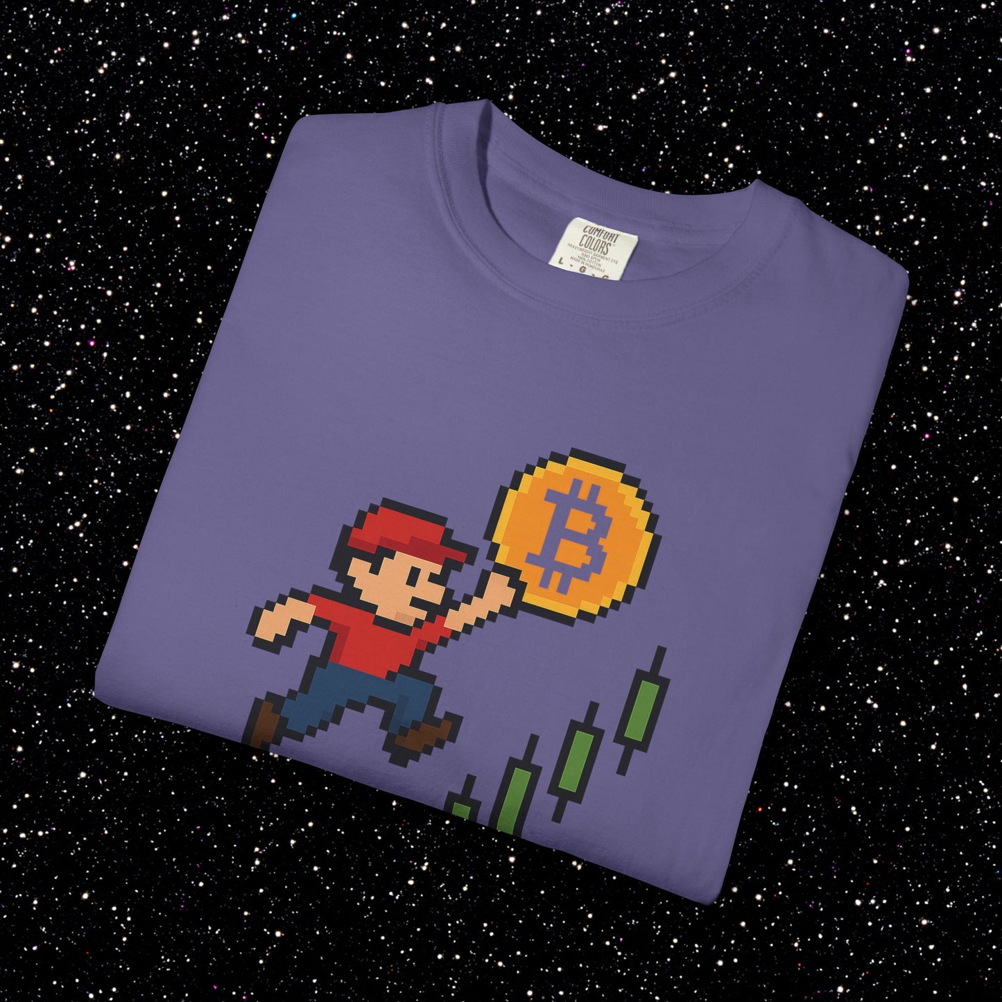 Pixel HODL Runner Tee