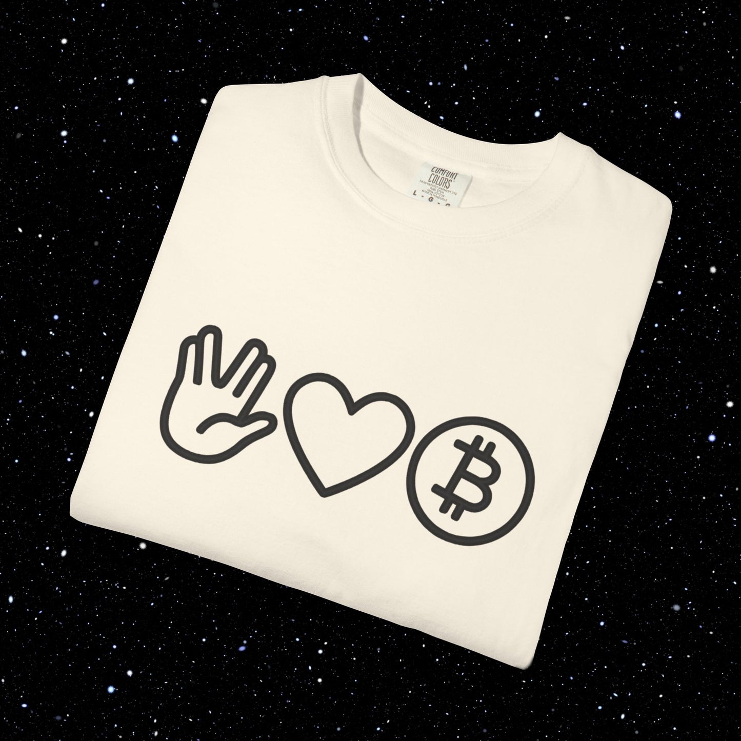 Live Free and Prosper Bitcoin Tee Shirt
