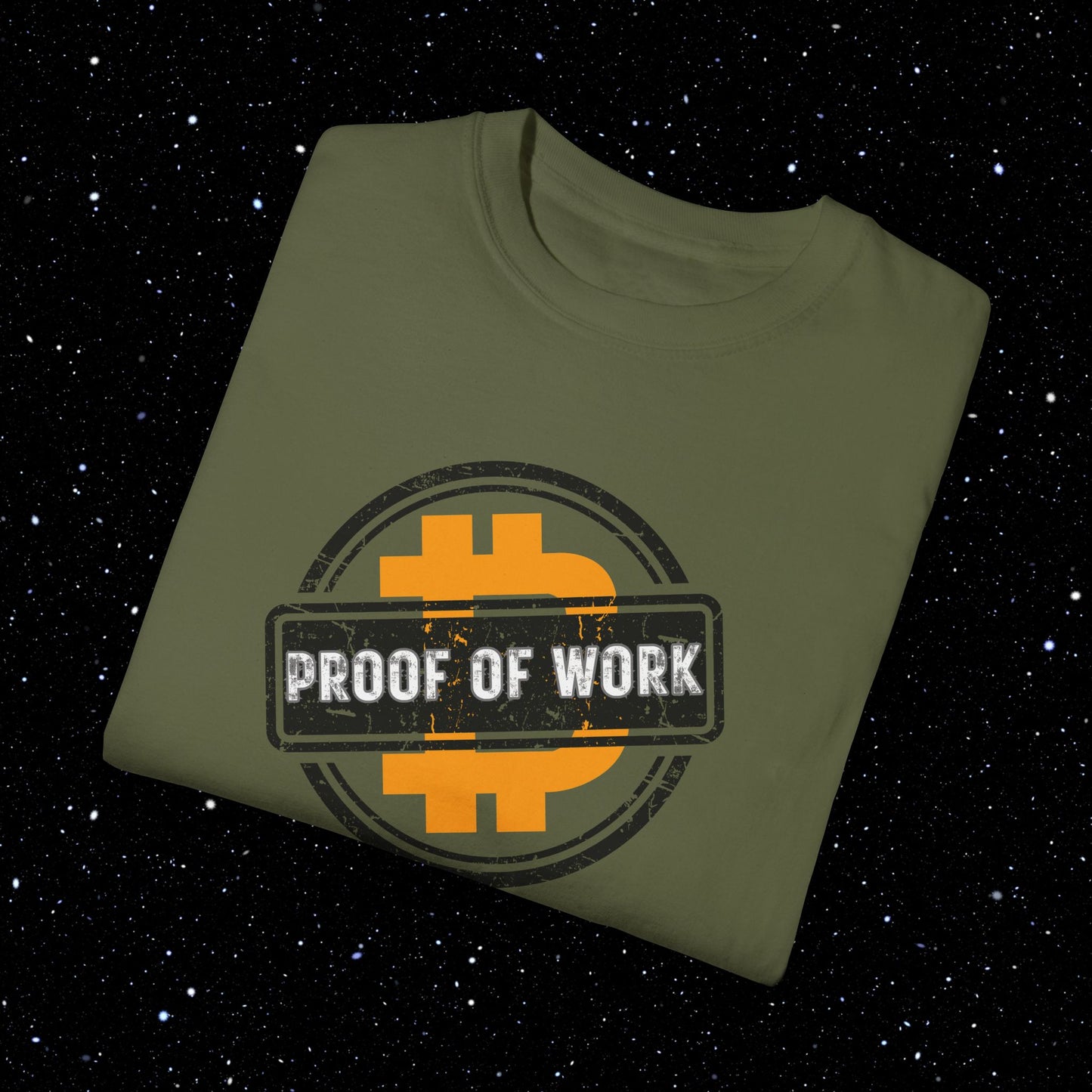 Proof Of Work - Bitcoin Comfort Colors Tee Shirt