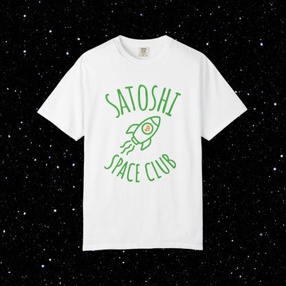 Satoshi Space Club Rocket Line Art Tee