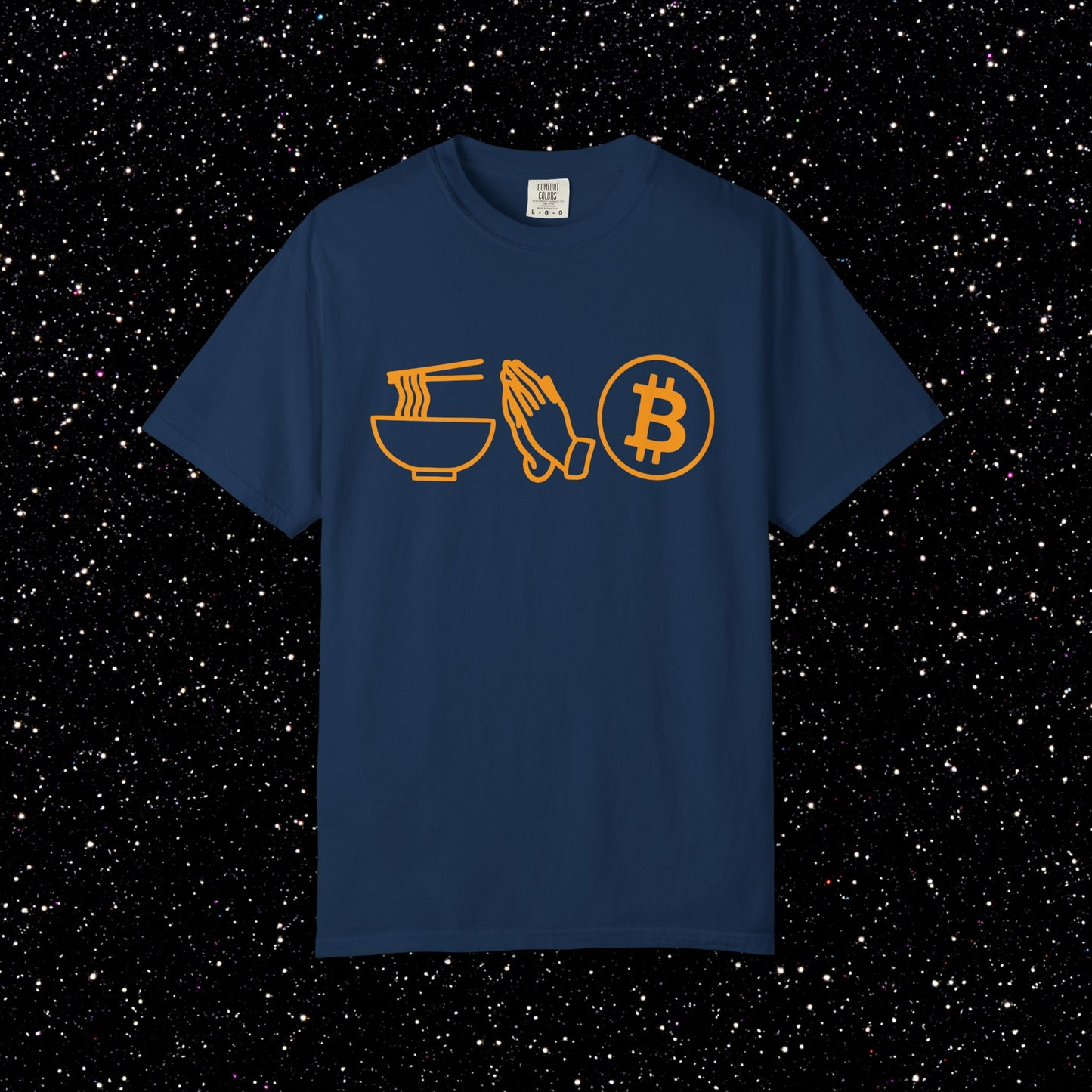 Eat Pray Bitcoin Tee
