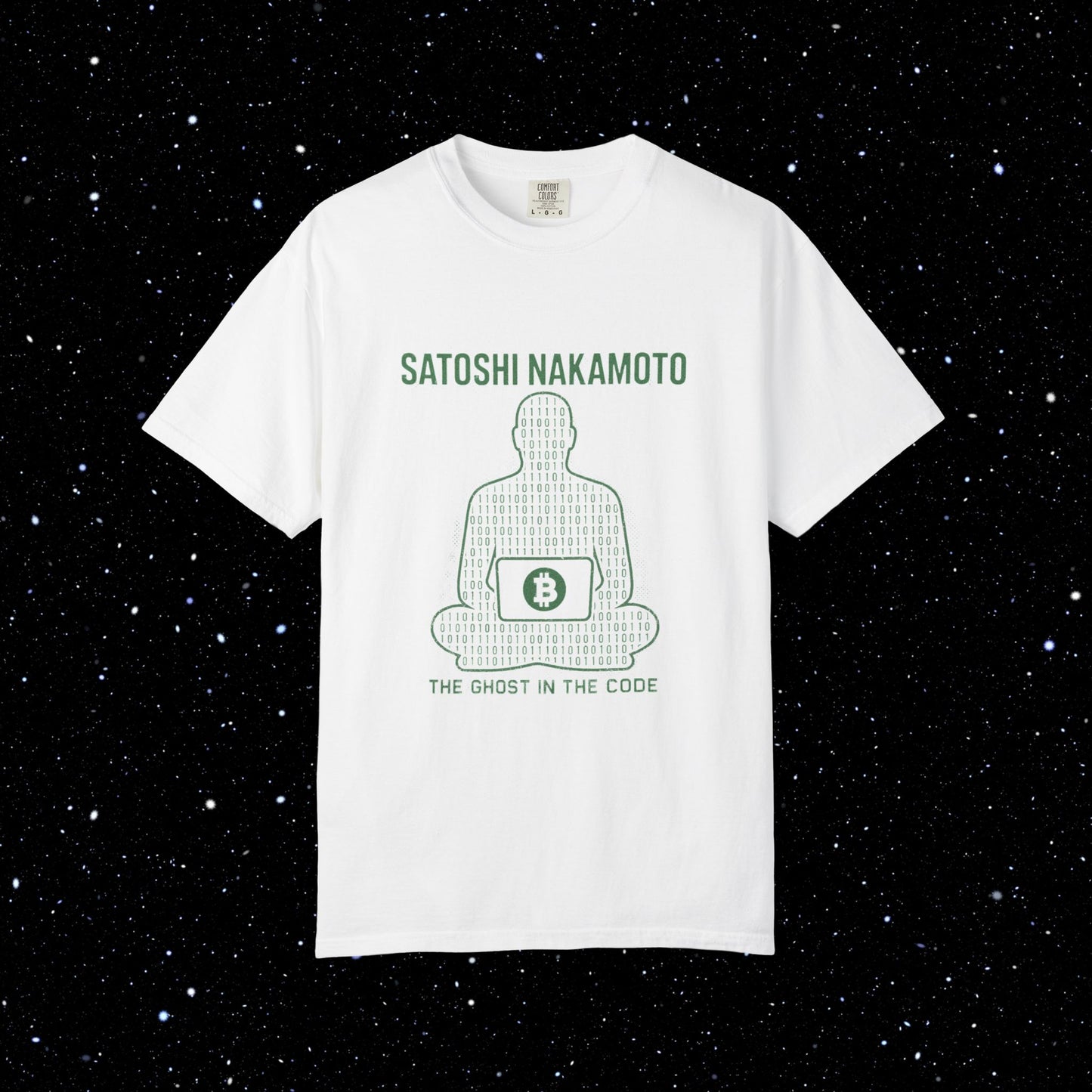 Satoshi Ghost in The Code Tee