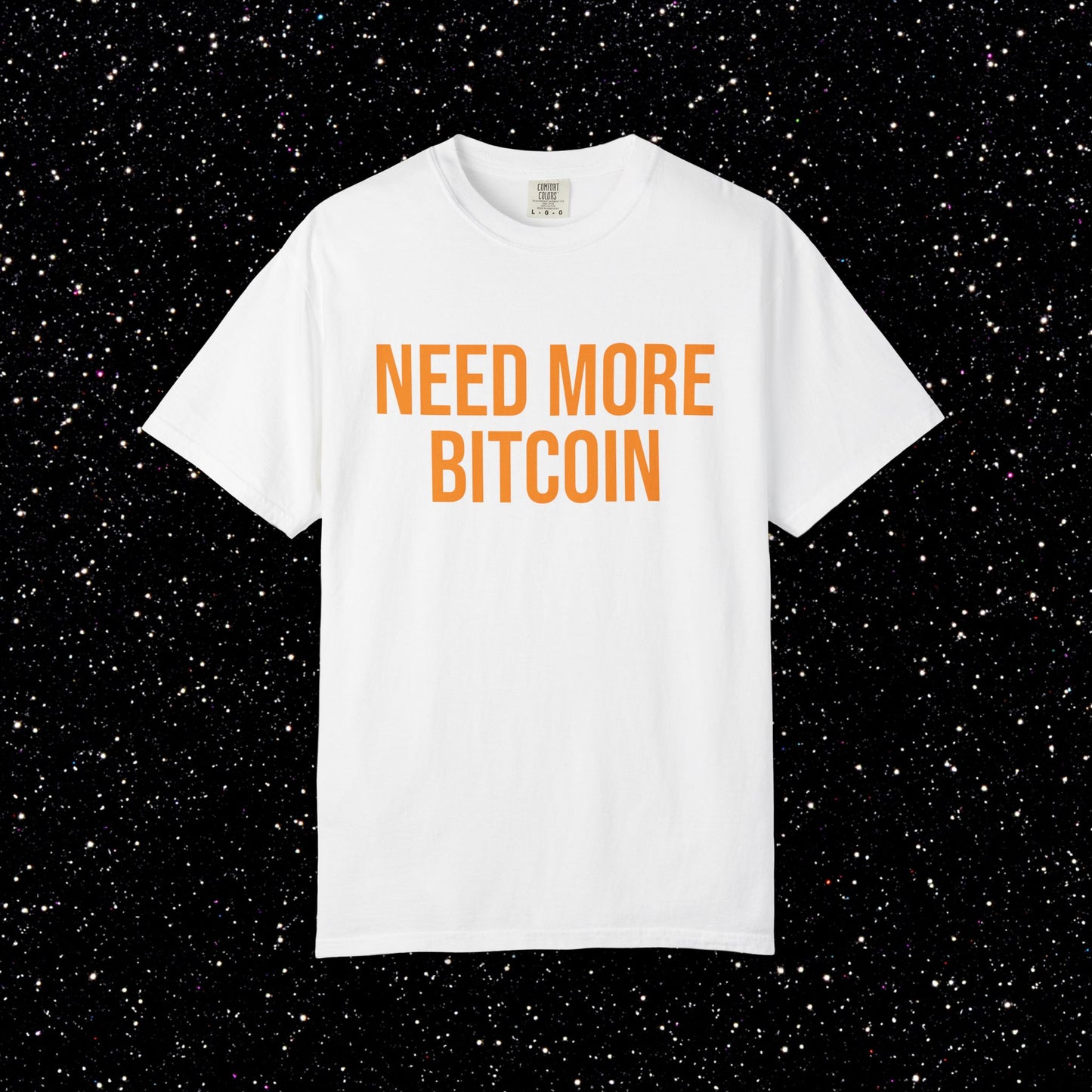 Need More Bitcoin Shirt | Minimal Bitcoin Tee