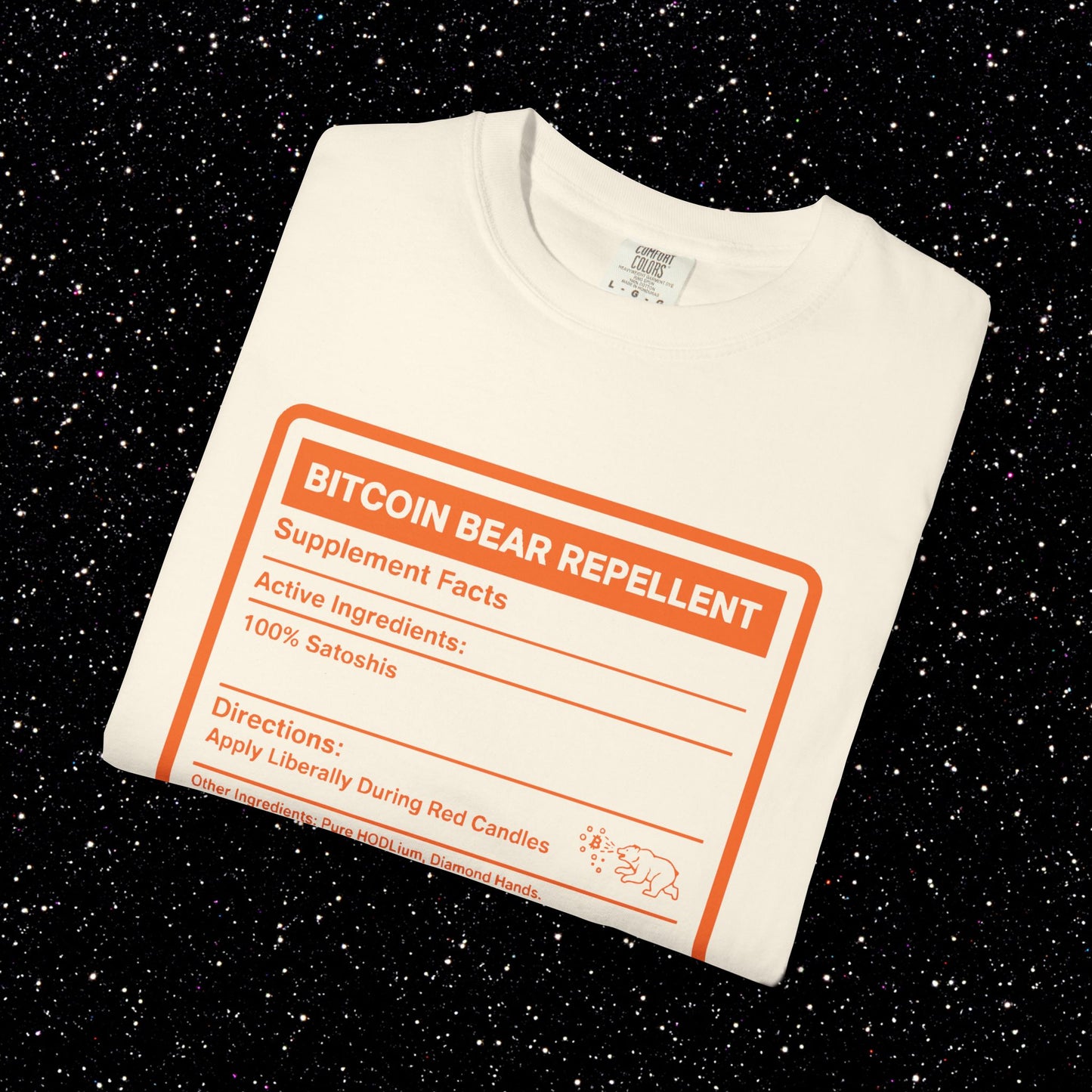 Bitcoin Bear Repellent T-Shirt | Funny Bitcoin Market Cycle Tee