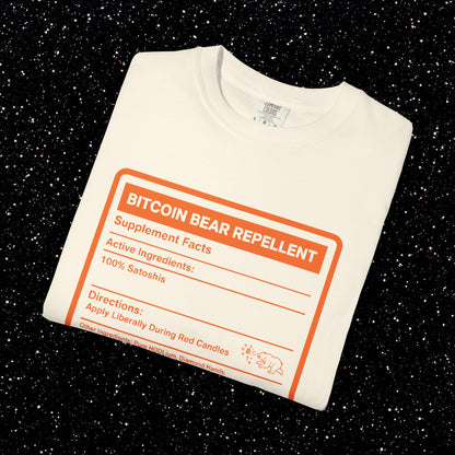 Bitcoin Bear Repellent T-Shirt | Funny Bitcoin Market Cycle Tee