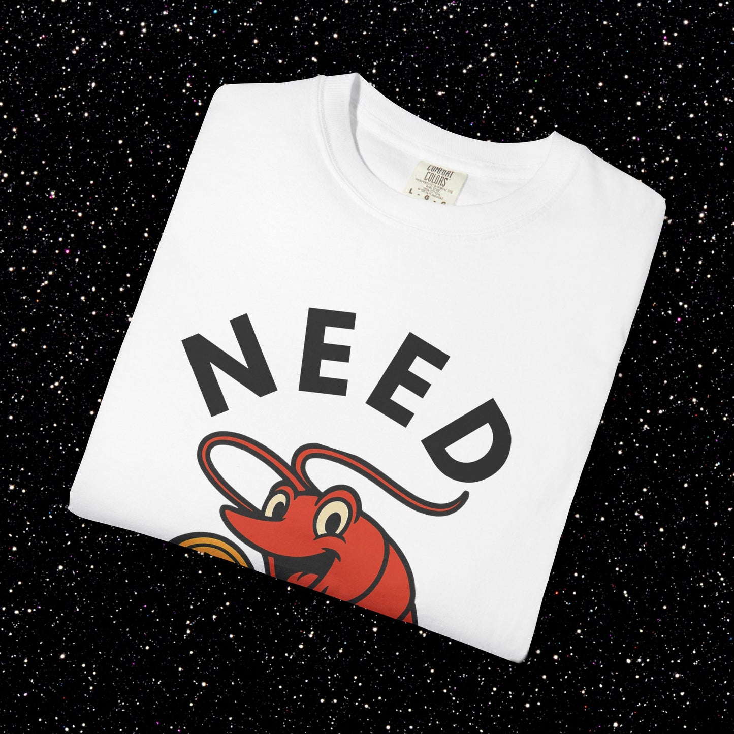 Bitcoin Shrimp Tee — "Need 0.1 BTC"