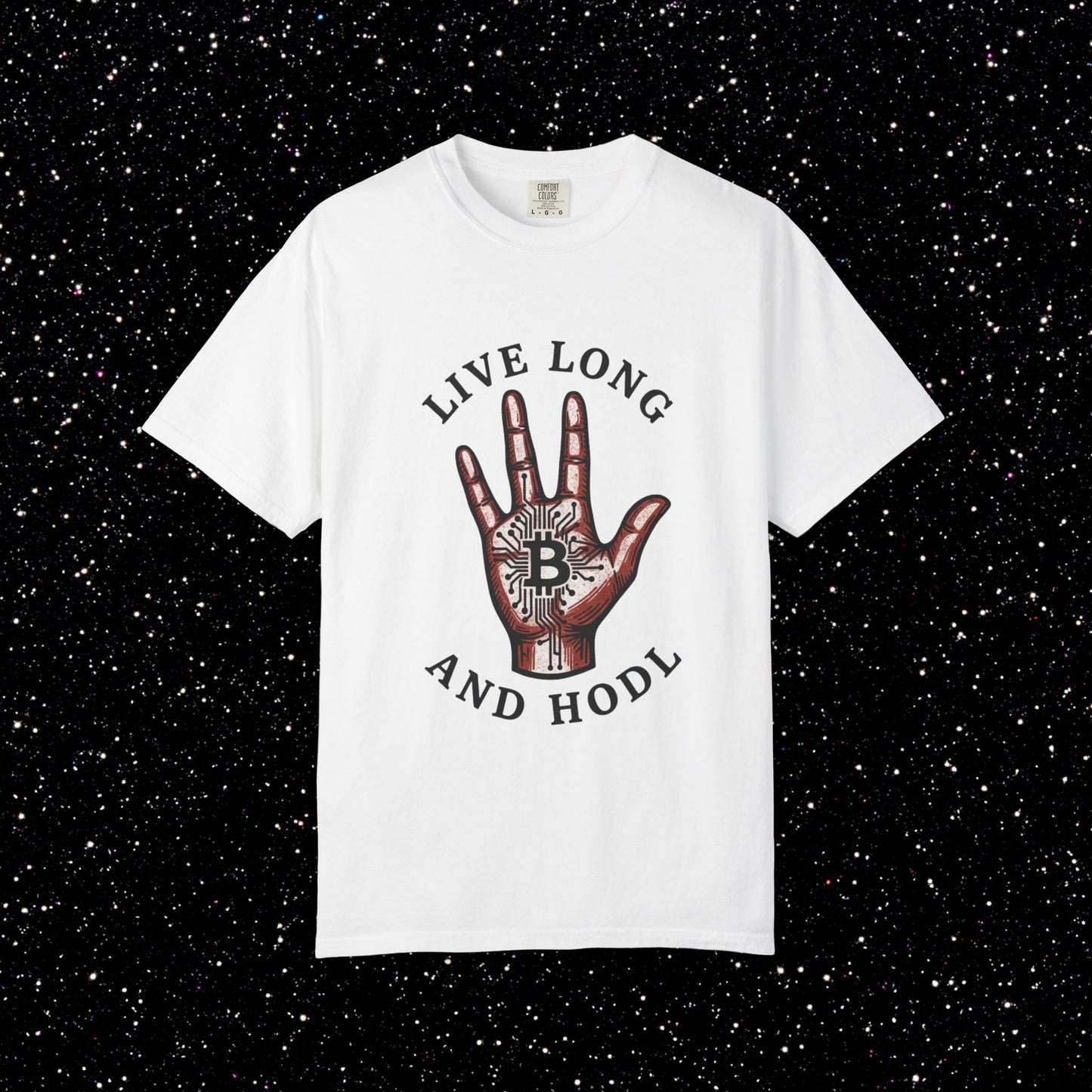 Live Long and HODL Bitcoin Tee