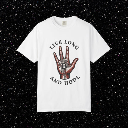 Live Long and HODL Bitcoin Tee