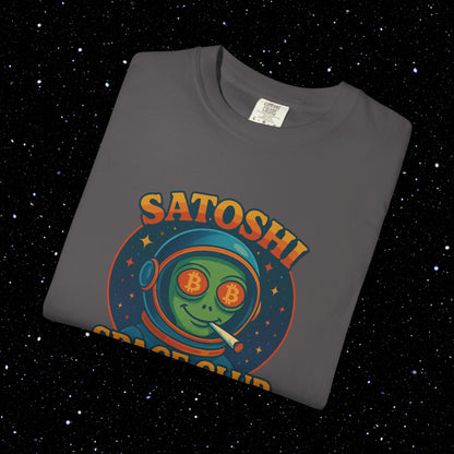 Satoshi Space Club - High on Bitcoin Tee Shirt