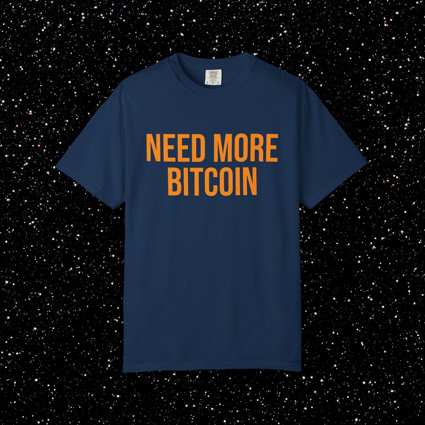 Need More Bitcoin Shirt | Minimal Bitcoin Tee