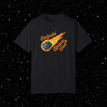 Satoshi Space Club - Cosmic Airdrop - Comfort Colors Bitcoin Tee Shirt