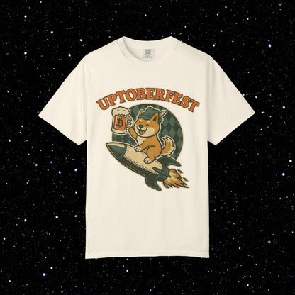 Bitcoin Uptoberfest Rocket Doge Tee