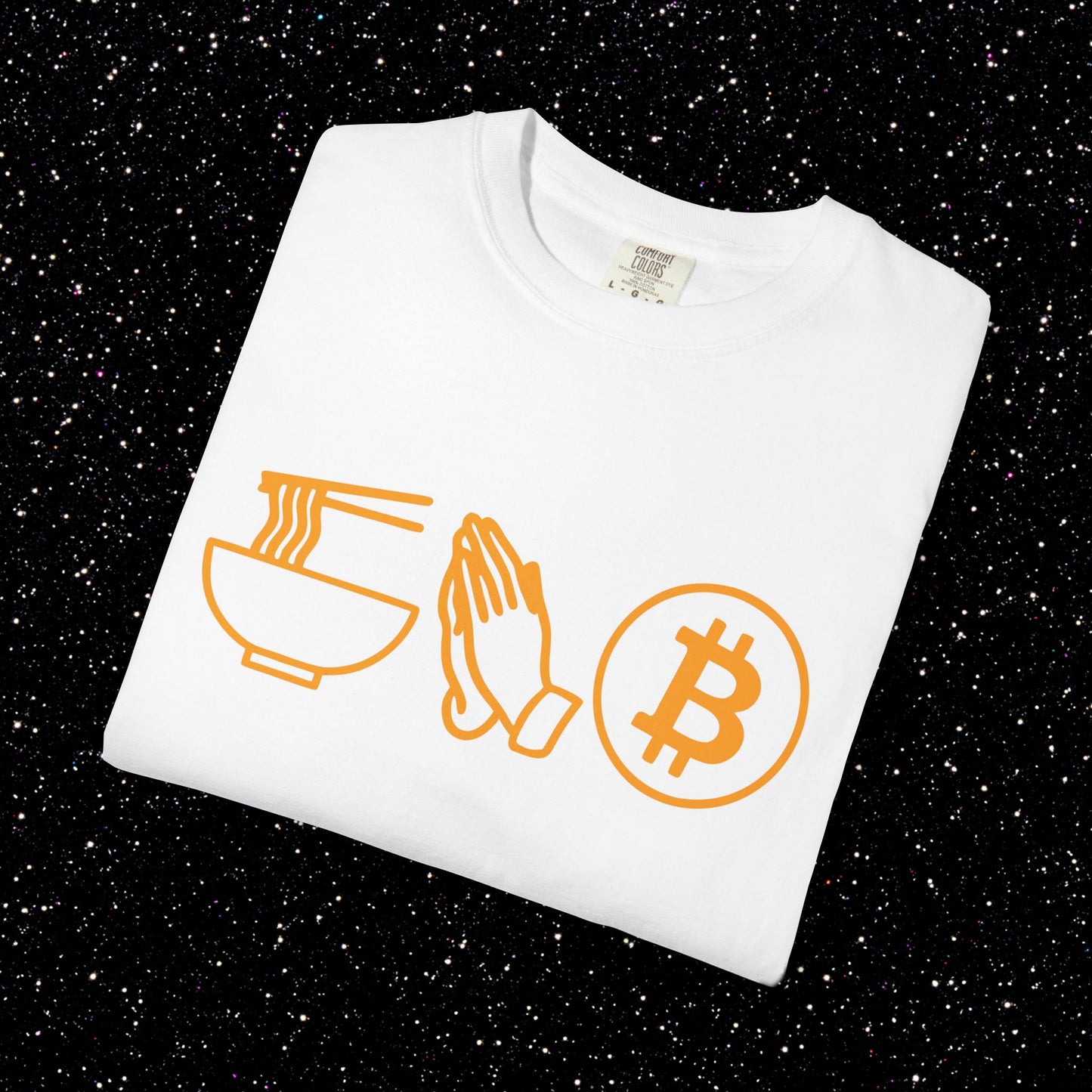 Eat Pray Bitcoin Tee