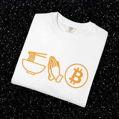 Eat Pray Bitcoin Tee