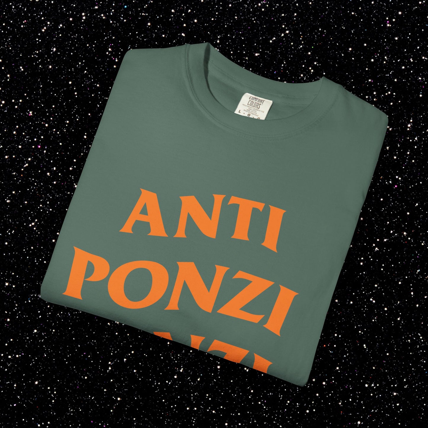 Anti Ponzi Ponzi Club Bitcoin Tee