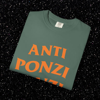 Anti Ponzi Ponzi Club Bitcoin Tee
