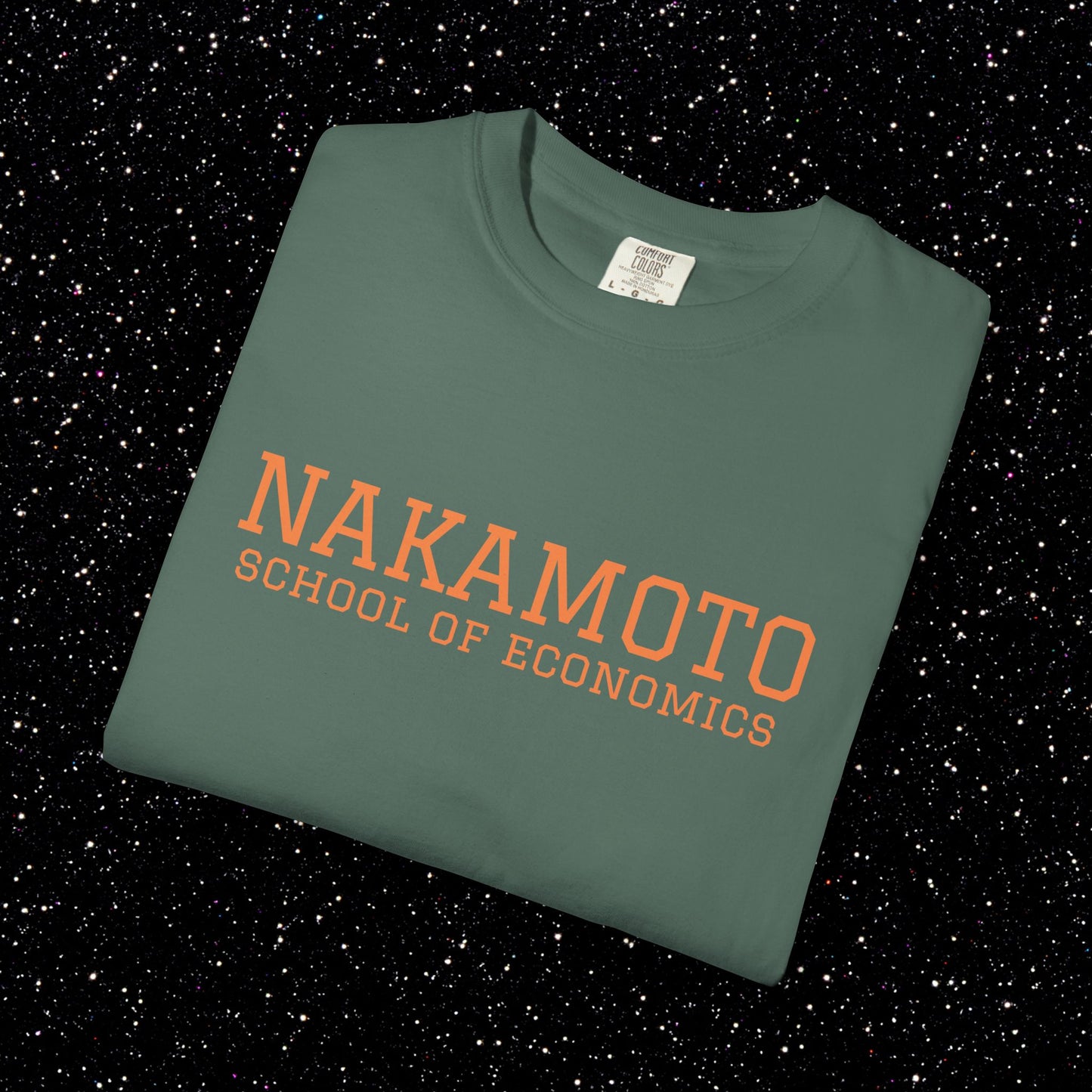 Nakamoto School of Economics Bitcoin College Tee