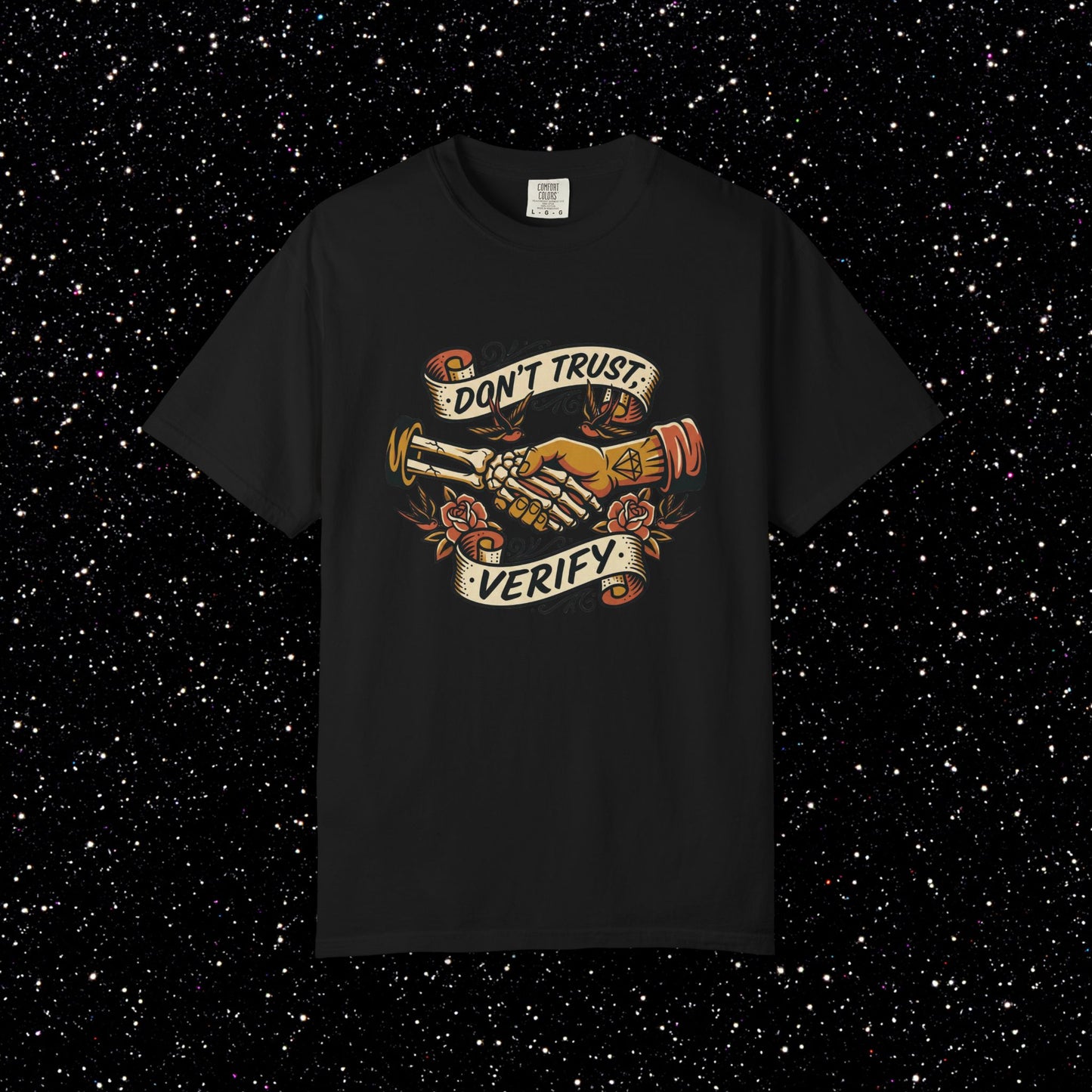 Don't Trust Verify Tattoo Shirt