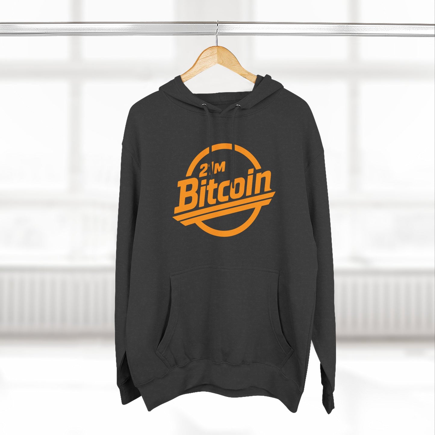 Bitcoin 21M Logo Hoodie