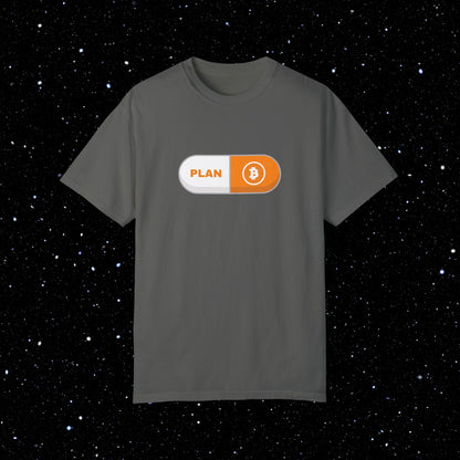 Plan B Pill - Comfort Colors Bitcoin Tee Shirt