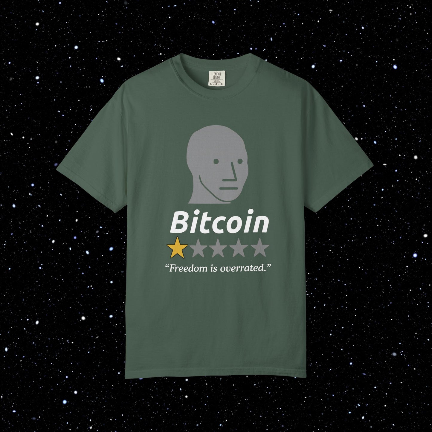 1 Star NPC Bitcoin Tee