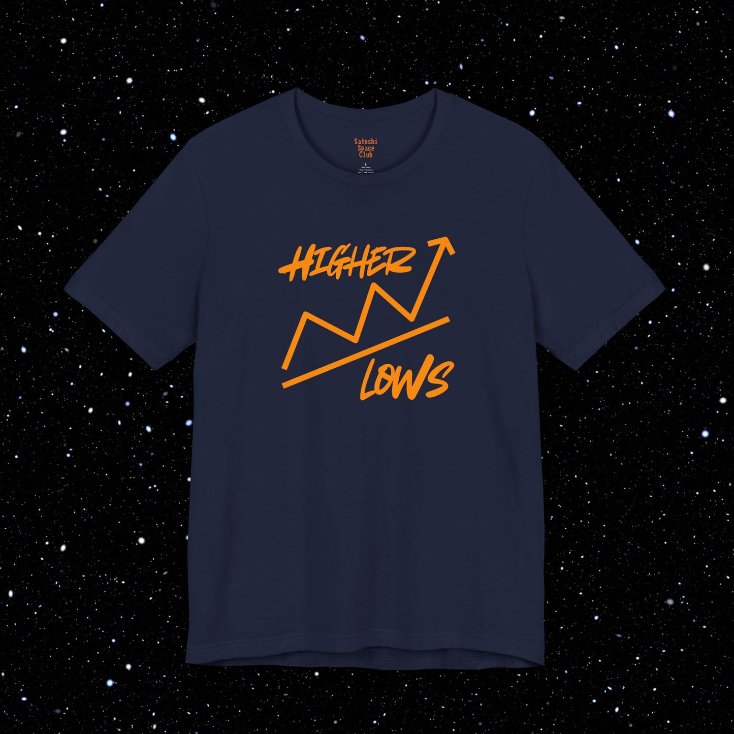 Higher Lows - Bitcoin Tee Shirt