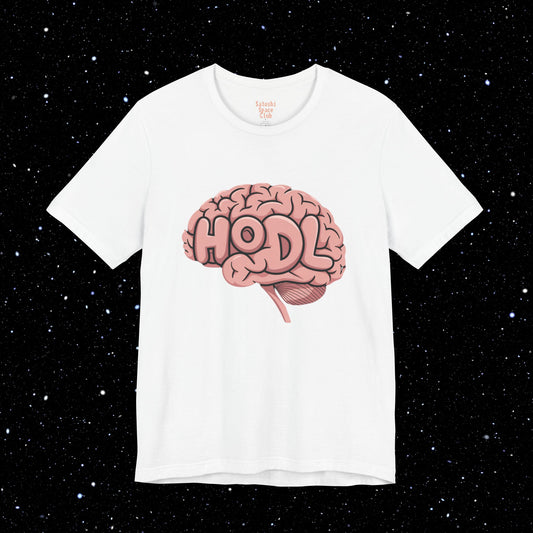 HODL Brain Bitcoin Tee Shirt