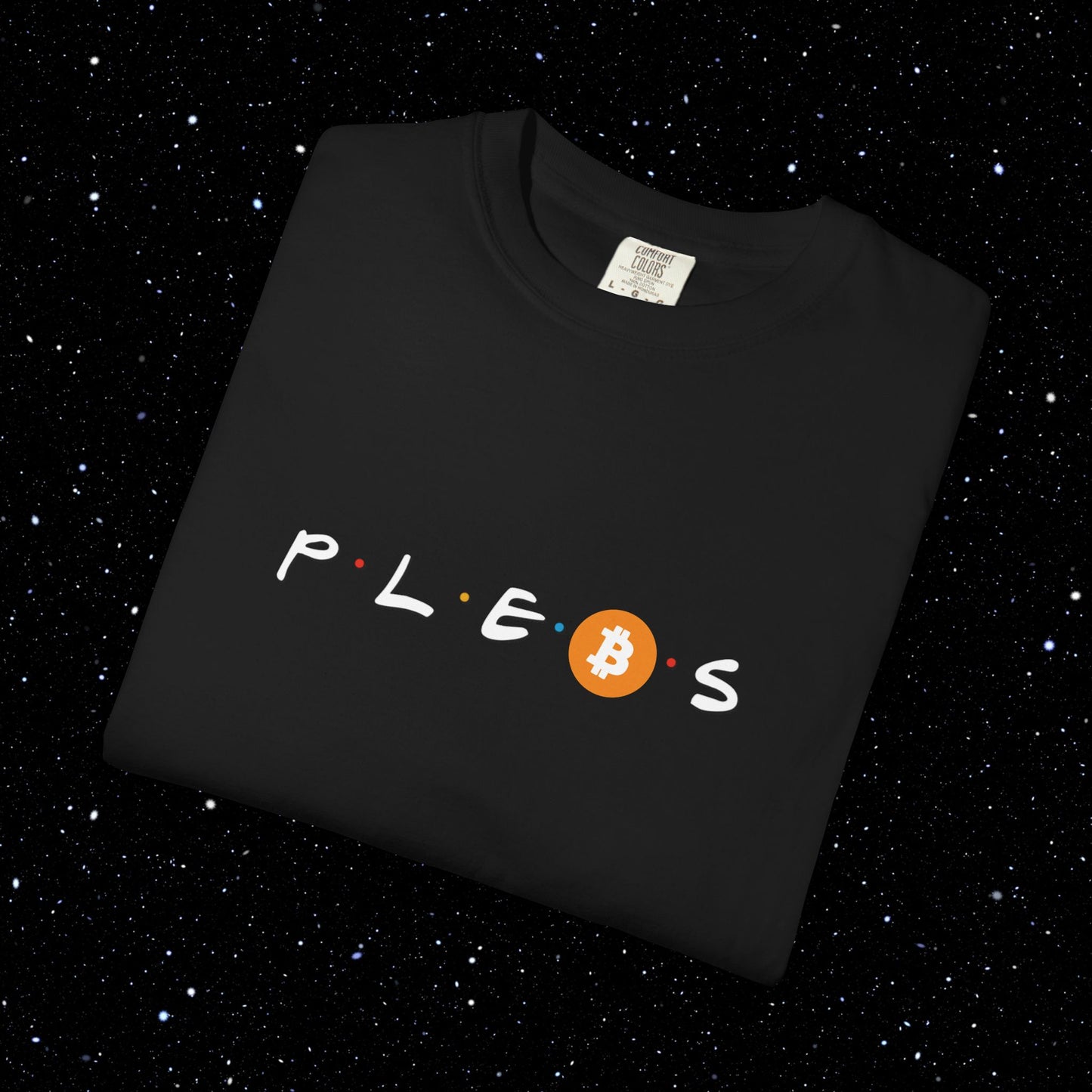PLEBS - Comfort Colors Bitcoin Tee Shirt