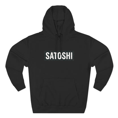 Satoshi Logo Fleece Hoodie