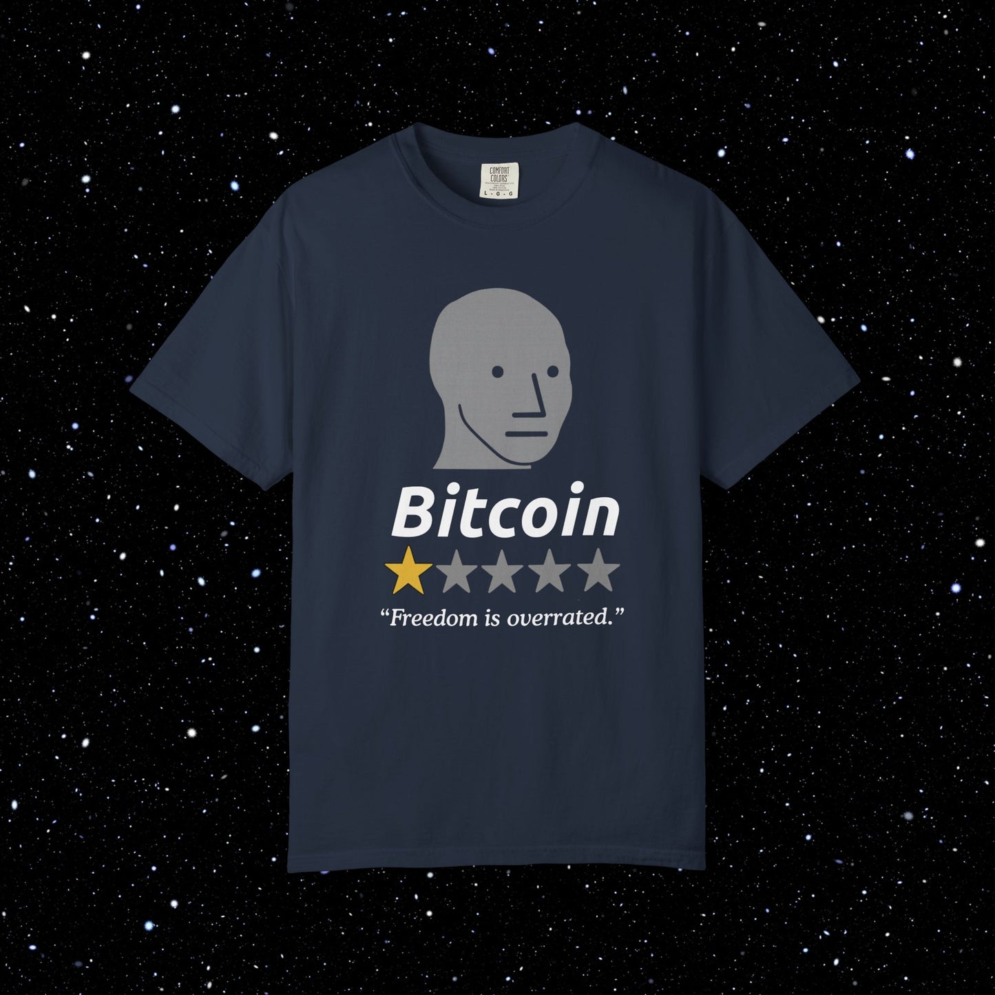 1 Star NPC Bitcoin Tee