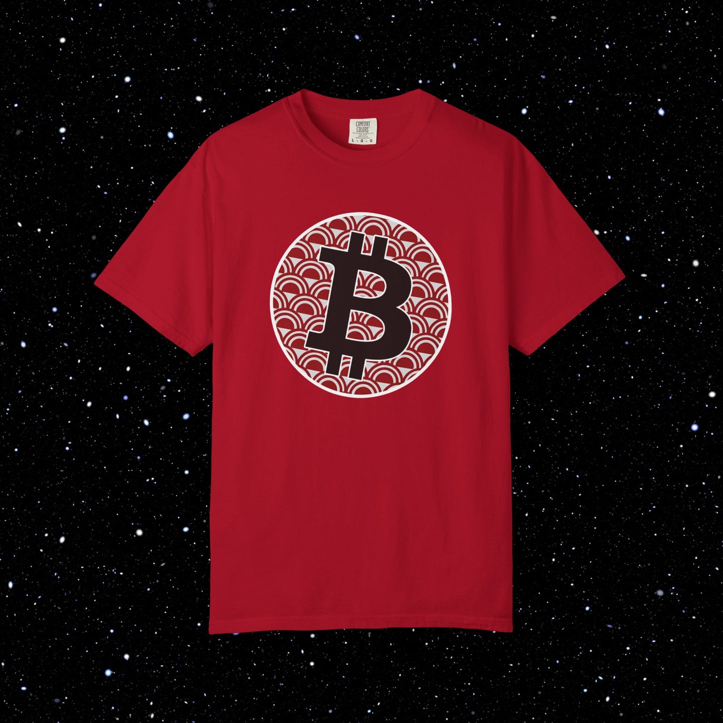 Satoshi Wave Large Emblem Bitcoin Tee