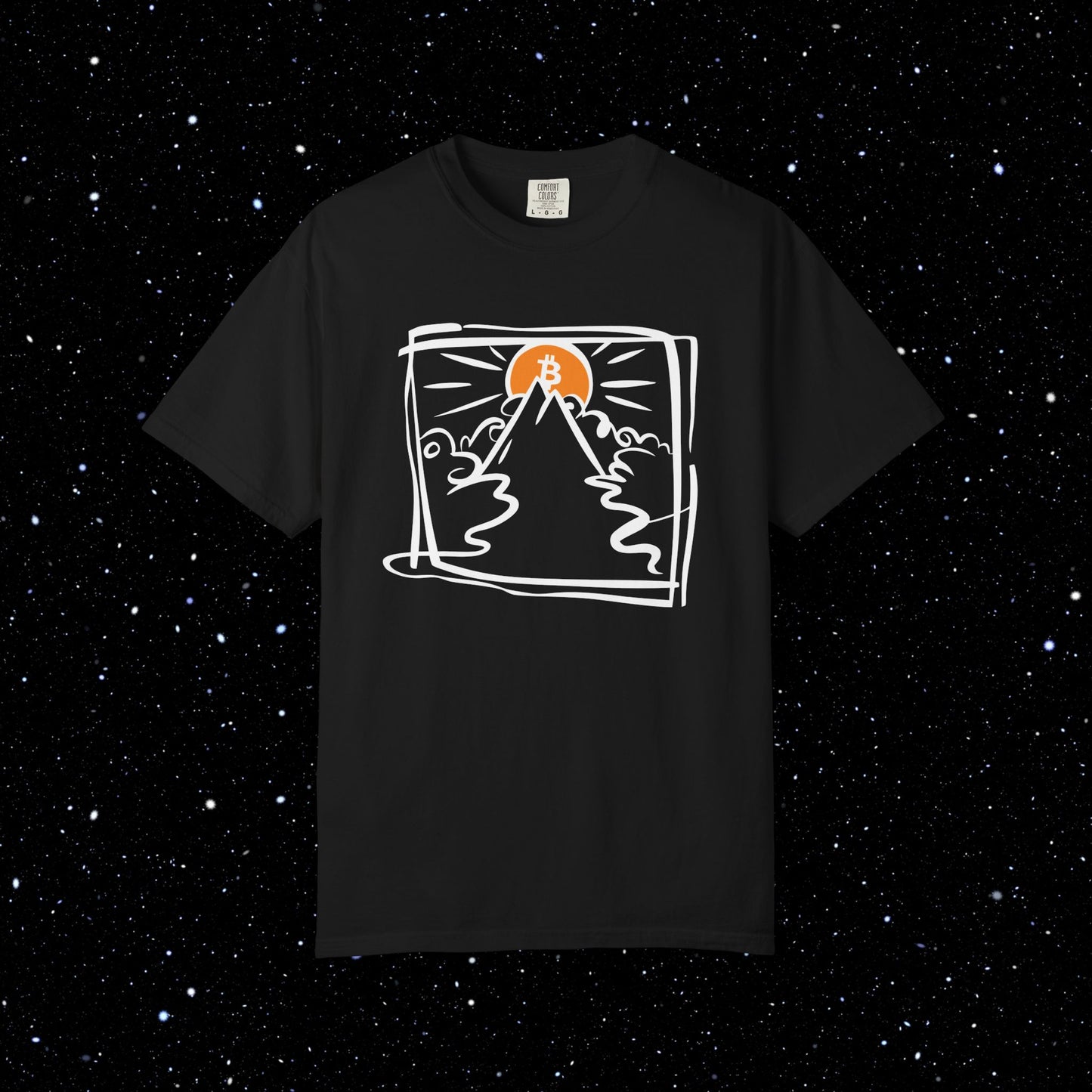 Sunrise Doodle Bitcoin Tee