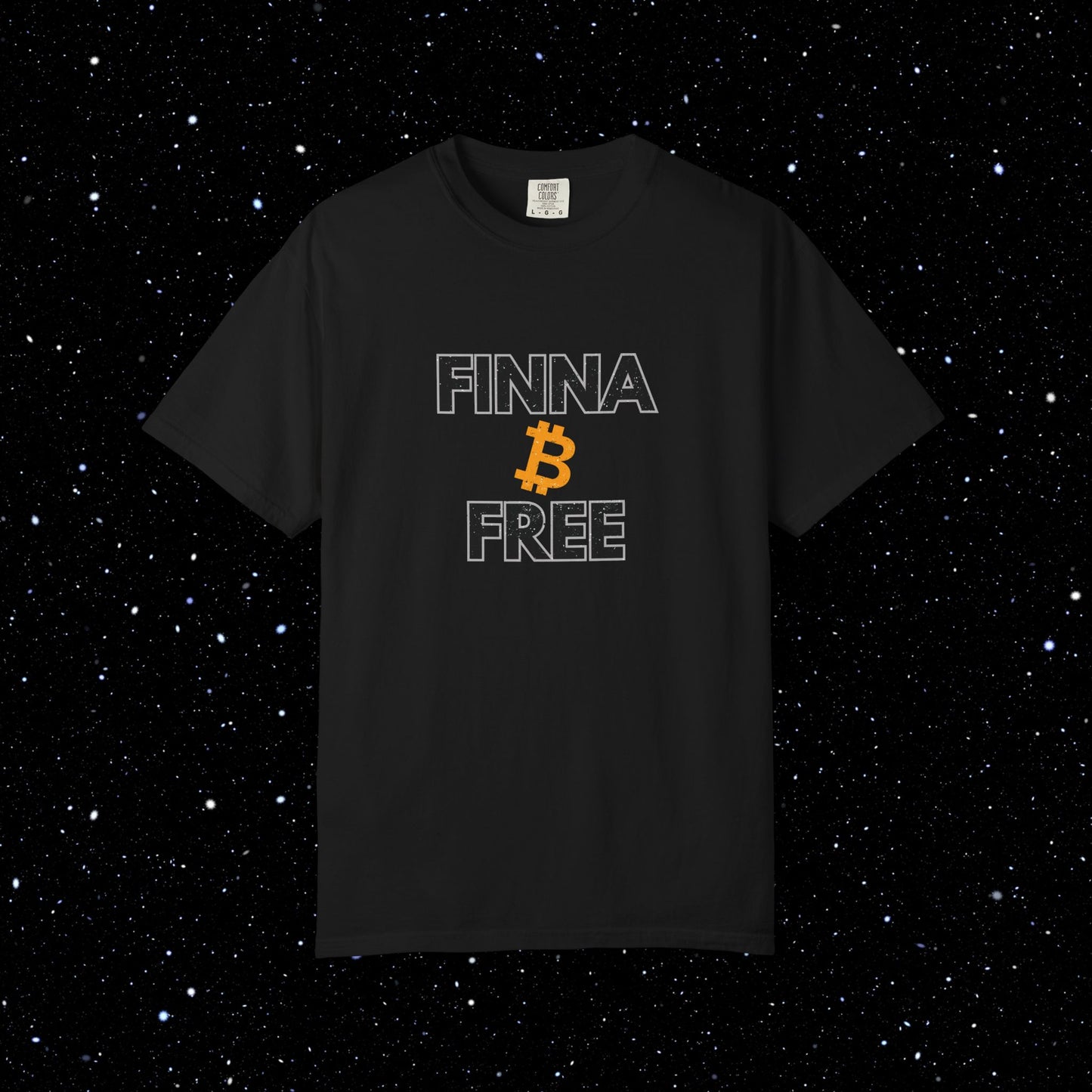 Finna B Free - Bitcoin Comfort Colors Tee Shirt
