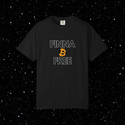 Finna B Free - Bitcoin Comfort Colors Tee Shirt