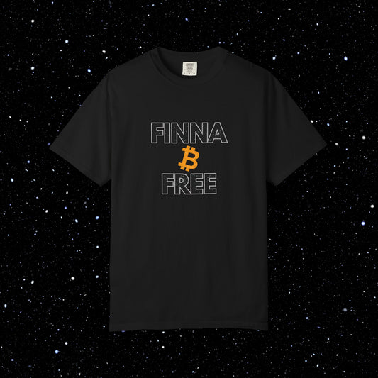 Finna B Free - Bitcoin Comfort Colors Tee Shirt