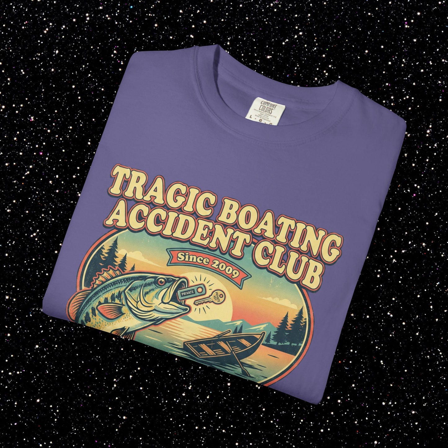 Tragic Boating Accident Club Shirt | Bitcoin Since 2009 Retro Opsec Tee