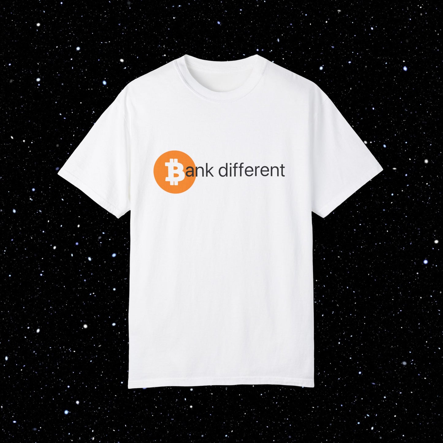 Bank Different Bitcoin Comfort Colors Tee Shirt