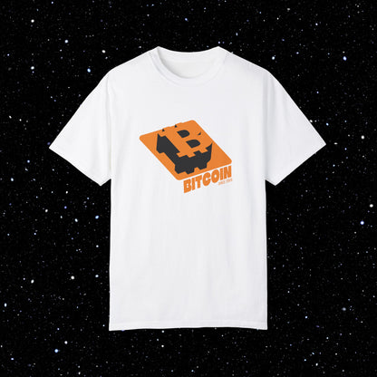Bitcoin Block Comfort Colors Tee Shirt