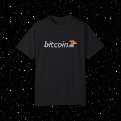 Bitcoin UFO Comfort Colors Tee Shirt