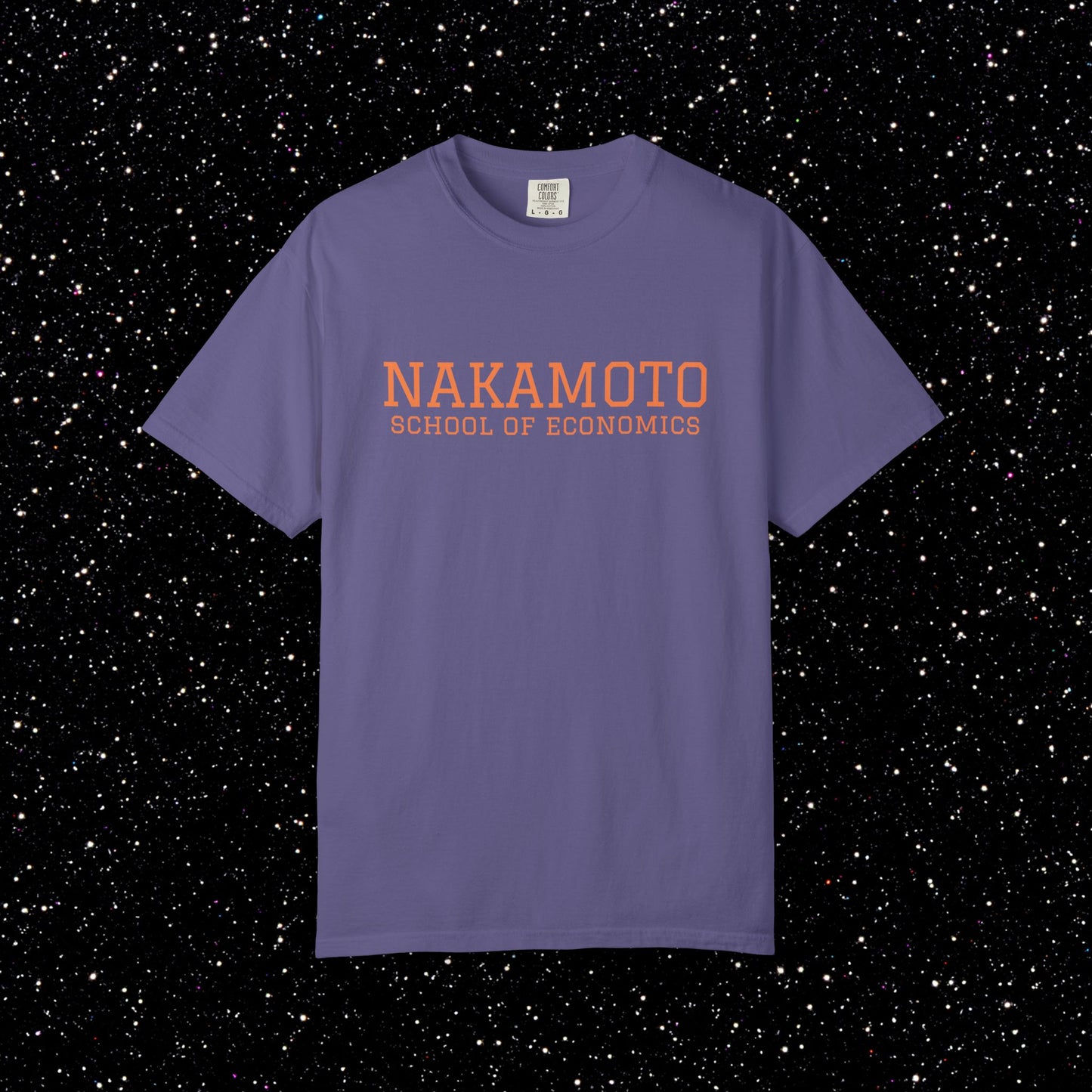 Nakamoto School of Economics Bitcoin College Tee