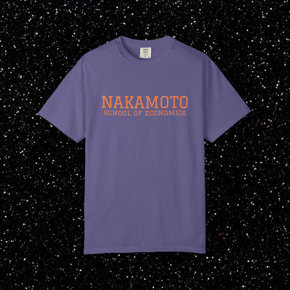 Nakamoto School of Economics Bitcoin College Tee