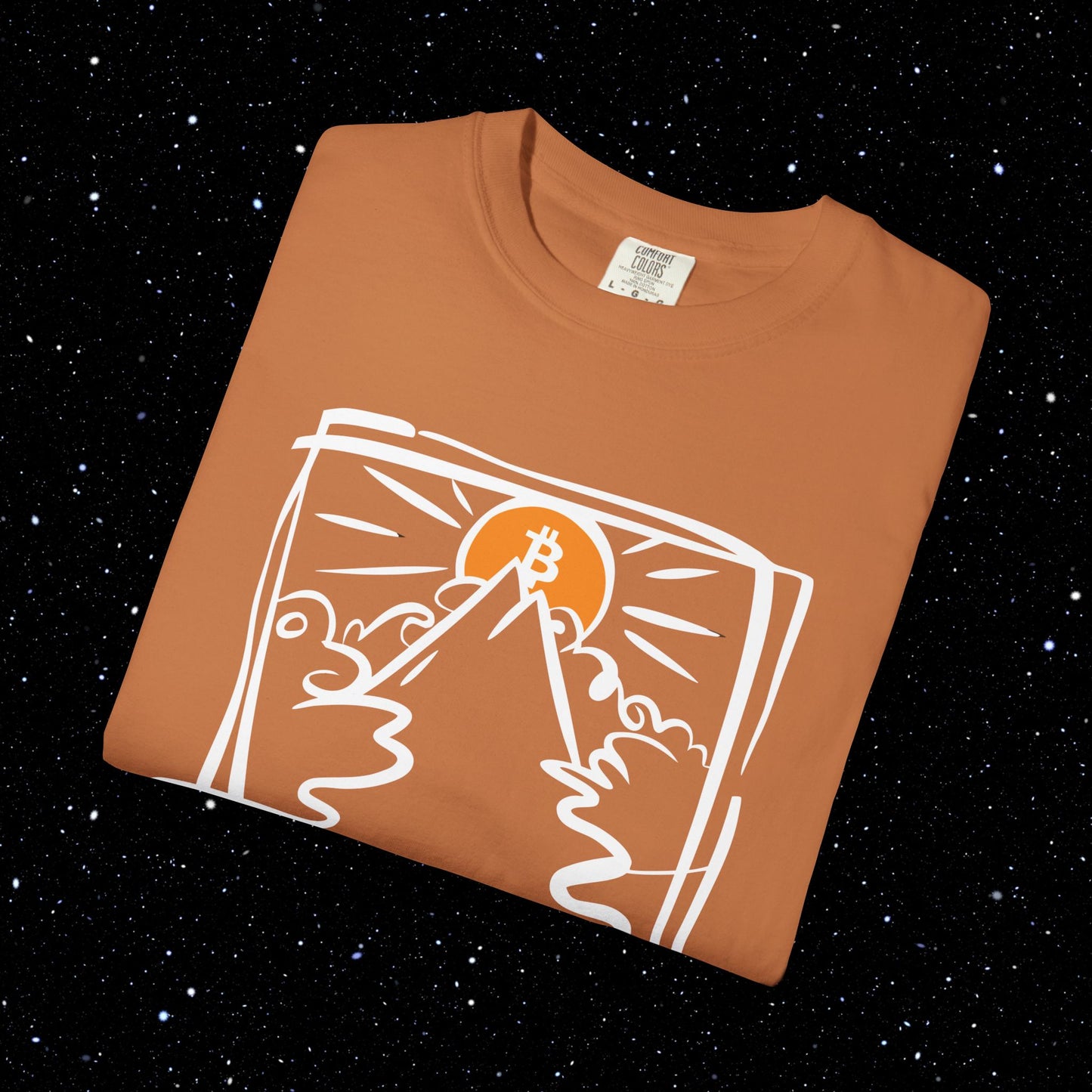 Sunrise Doodle Bitcoin Tee