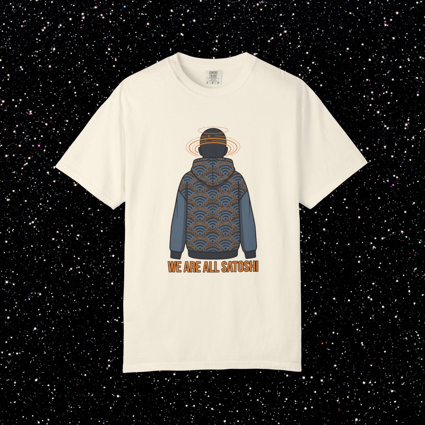 We Are All Satoshi T-Shirt — Crypto Hoodie Graphic Tee