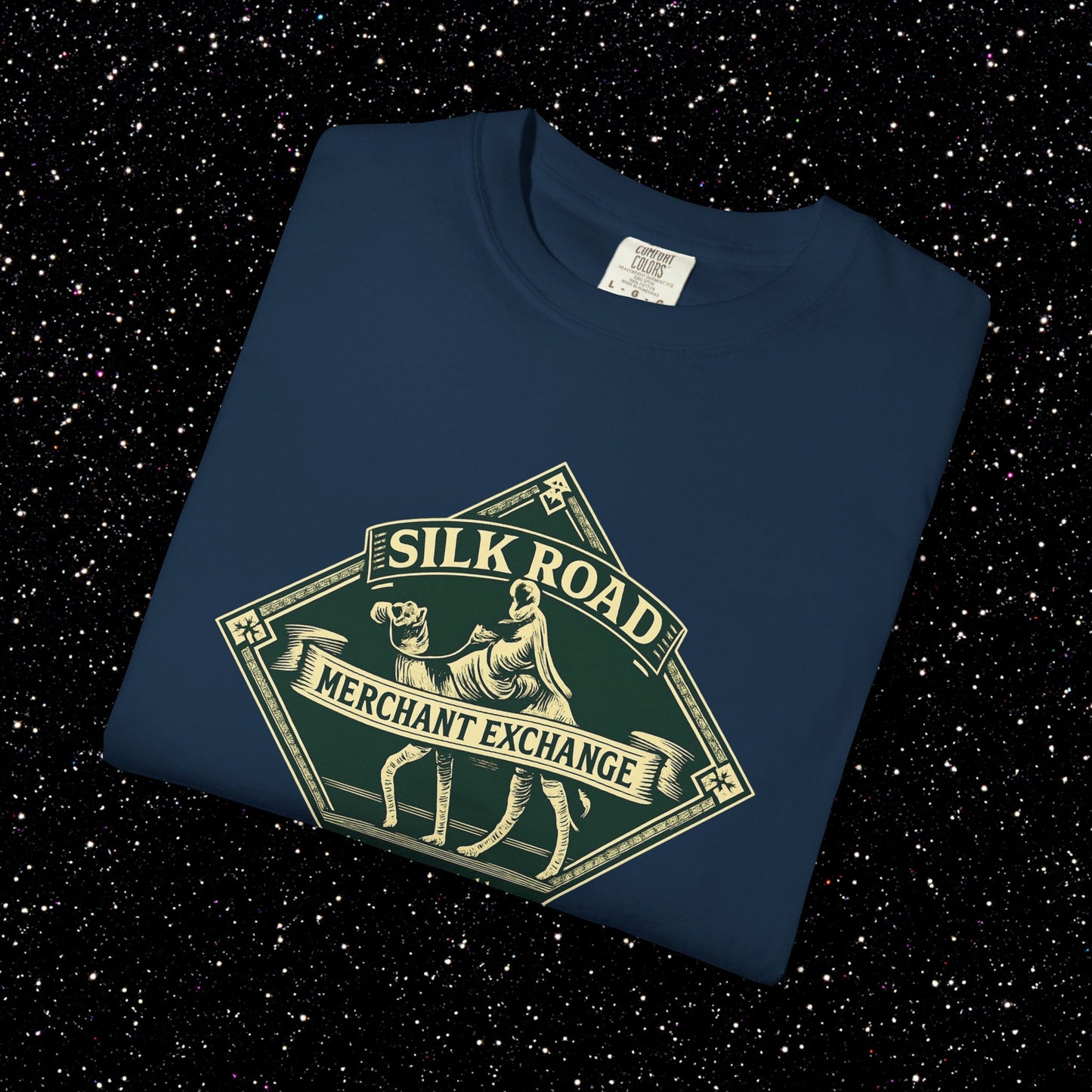 Silk Road Merchant Exchange T-Shirt | Bitcoin Accepted Here | Heritage Trade Design