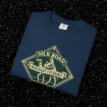 Silk Road Merchant Exchange T-Shirt | Bitcoin Accepted Here | Heritage Trade Design