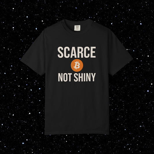 Scarce Not Shiny Bitcoin Tee